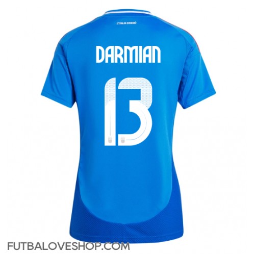 Dres Taliansko Matteo Darmian #13 Domáci pre Ženy ME 2024 Krátky Rukáv